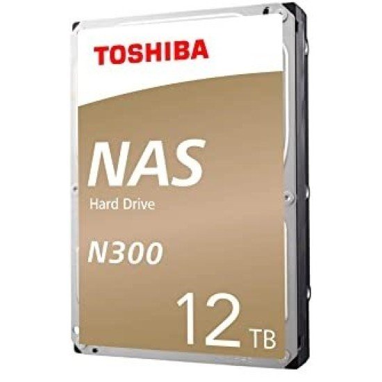 Disco Duro Interno 12TB Toshiba N300 SATA III/ 7200RPM/ 256MB/ 3.5"/ Para Video Vigilancia/ HDWG21CXZSTA