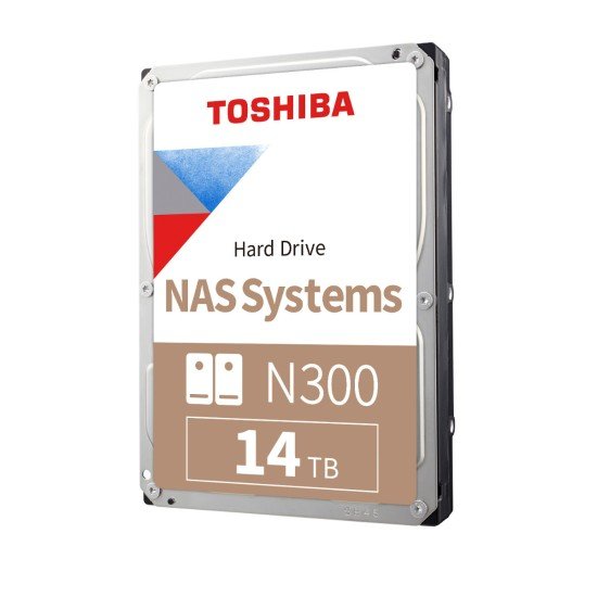 Disco Duro Interno 14TB Toshiba N300, SATAIII/ 7200RPM/ 256MB/ 3.5"/ HDWG21EXZSTA