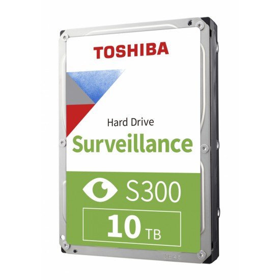 Disco Duro Interno 10TB Toshiba S300, SATA III/ 7200RPM/ 256MB/ 3.5"/ Para Video Vigilancia/ HDWT31AUZSVAR