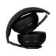 Diadema audífono inalámbrico Vorago HPB-350 Bluetooth/3.5mm manos libres, color negro con luz blanca