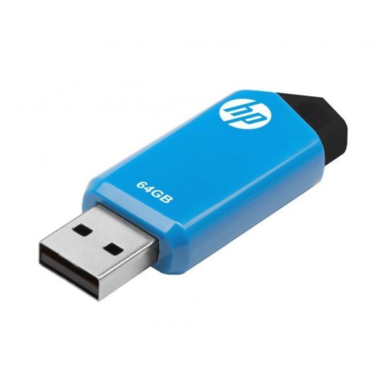Memoria USB 2.0 64GB HP Negro/Azul HPFD150W-64