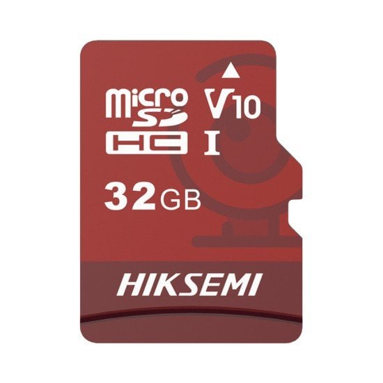 Memoria MicroSD 32GB Hiksemi HS-TF-E1/32G Para Videovigilancia (Uso 24/7) 95 Mb/s Lectura / 25 Mb/s Escritura