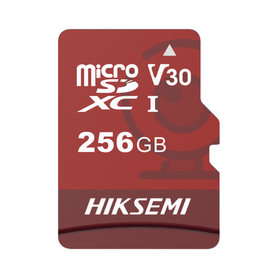 Memoria MicroSD 256GB Hiksemi HS-TF-E1/256G, Para Videovigilancia (Uso 24/7) 95 MB/S Lectura, 55 MB/S Escritura