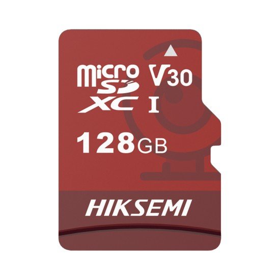 Memoria MicroSD 128GB Hiksemi HS-TF-E1/128G / Para Videovigilancia (Uso 24/7) 95 Mb/s Lectura / 40 Mb/s Escritura