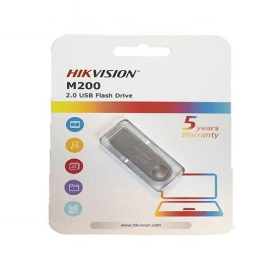 Memoria USB 2.0 64GB / Hiksemi / HS-USB-M200/64G / Compatible Con Windows, Mac Y Linux / Metálica