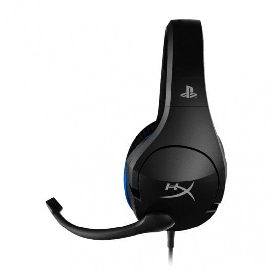 Diadema audífono con micrófono Gamer HyperX Cloud Stinger, alámbrico para PS4, 3.5mm, HX-HSCSS-BK/AM, 1.3mts, color negro/azul