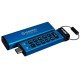 Memoria USB-C 32GB Kingston IKKP200C/32GB Ironkey Keypad 200C, USB Tipo C/IP68/Color Azul