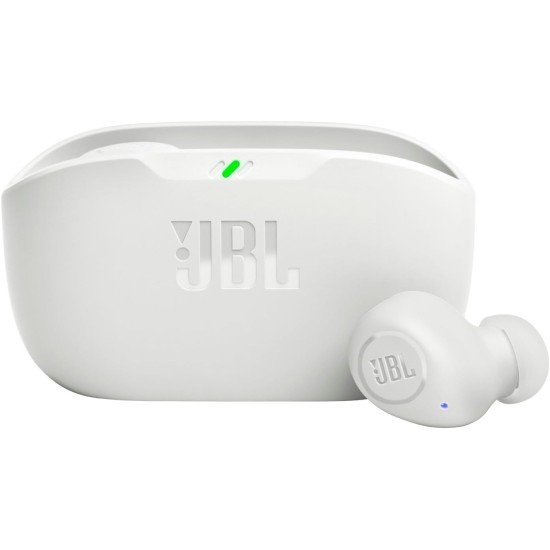 Auriculares Inalámbricos JBL VIBE BUDS Con Micrófono / USB Tipo C / Color Blanco / JBLVBUDSWHTAM
