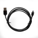 Cable USB A Macho-Micro USB B Macho Getttech 1.5 Metros, Negro, JL-3510