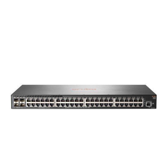 Switch Aruba Gigabit Ethernet 2930F, 48 Puertos 10/100/1000MBPS + 4 Puertos SFP+, JL254A