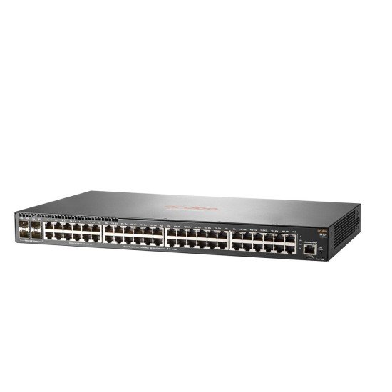 Switch Aruba Gigabit Ethernet 2930F, 48 Puertos 10/100/1000MBPS + 4 Puertos SFP+, JL254A