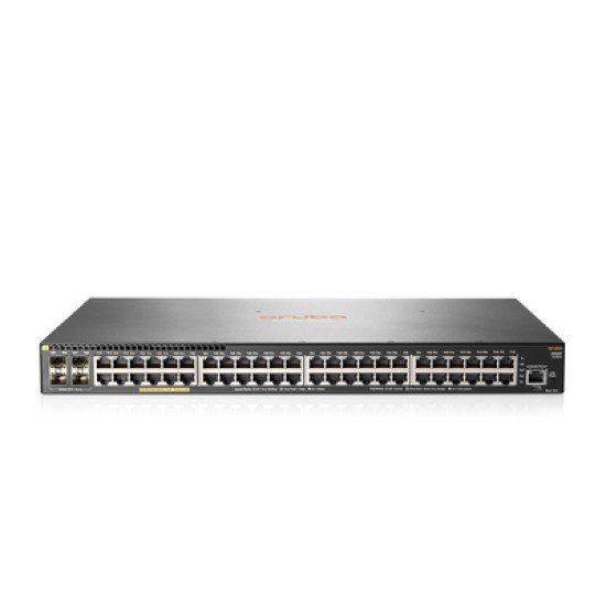 Switch Aruba Gigabit Ethernet 2930F 48G POE+ 4SFP+, 48 Puertos POE+ 10/100/1000MBPS + 4 Puertos SFP+, JL256A