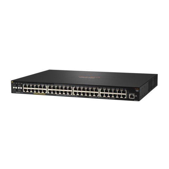 Switch Aruba Gigabit Ethernet 2930F, 48 Puertos POE+ 10/100/1000MBPS + 4 Puertos SFP, JL557A