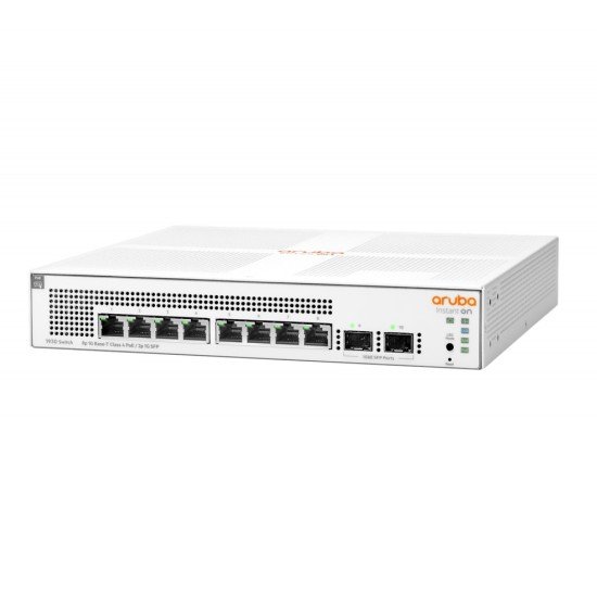 Switch Aruba Instant On 1930 8G POE Clase 4 2 SFP 124 W Administrable JL681A