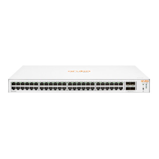 Switch Aruba Gigabit Ethernet Instant On 1830, 48 Puertos 10/100/1000MBPS + 4 Puertos SFP, 104 GBIT/S, JL814A