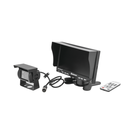 Kit de Sistema de Reversa Ecco K7000B con Monitor 7" y Camara para Montacargas y Vehiculos
