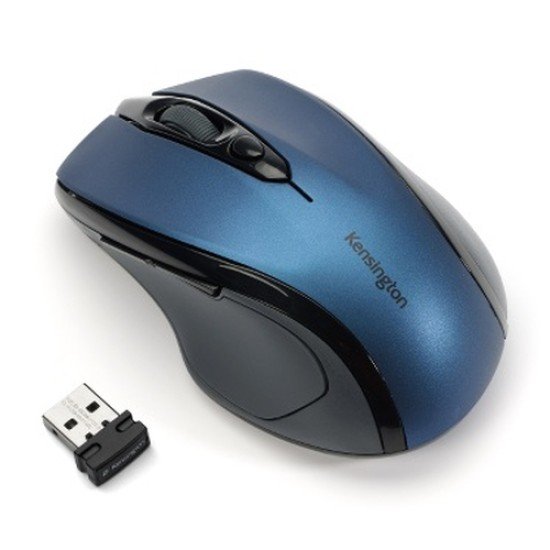 Mouse Inalambrico Pro Fit Kensington K72421AMA, 1600DPI/2.4GHZ/Optico/USB, Color Azul
