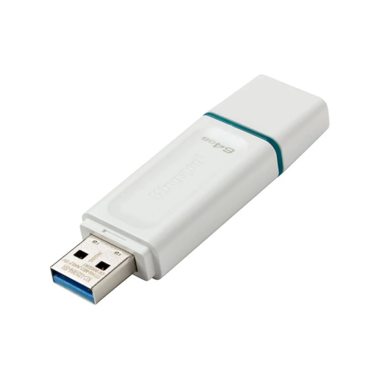 Memoria USB 3.2 64GB Kingston Datatraveler Exodia KC-U2G64-5R Color Blanco