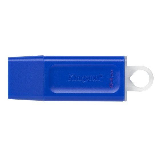 Memoria USB 3.2 64GB Kingston Data Traveler Exodia Azul, KC-U2G64-7GB