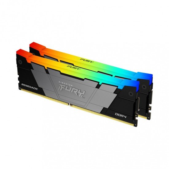 Memoria DDR4 32GB 3200MHZ (2X16GB) Kingston Fury Renegade RGB CL16/XMP. KF432C16RB12AK2/3