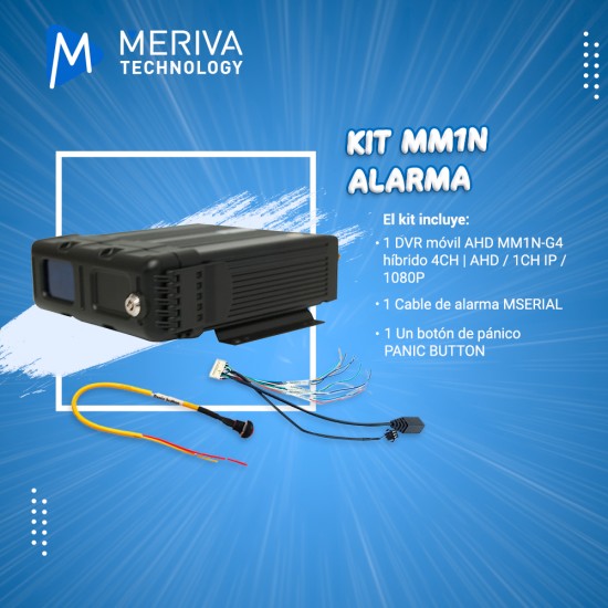 Kit Movil Meriva Technology / MM1N-G4/ Panic Button / MSerial / Compatible Con CEIBA2