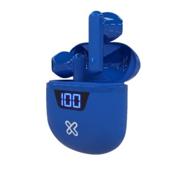 Audifonos Inalambricos Bluetooth Klip Xtreme KTE-006BL, Con Microfono Color Azul