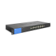 Switch Linksys Gigabit Ethernet LGS124 24 Puertos 10/100/1000MBPS, 8000 Entradas - No Administrable