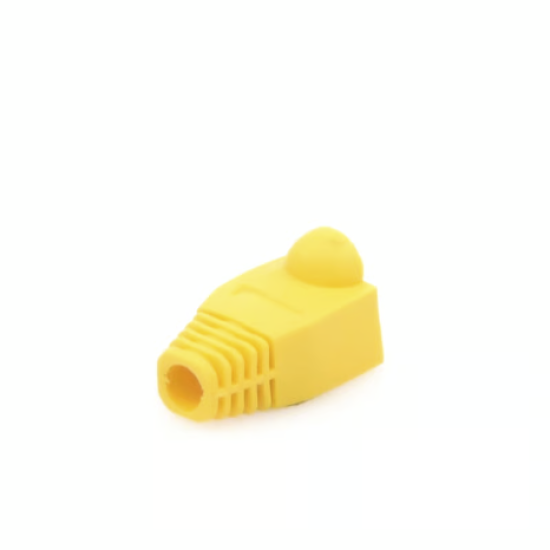 Bota Plastica Para Proteccion de Plug RJ45/ Color Amarillo, LP-PG8-025-YE