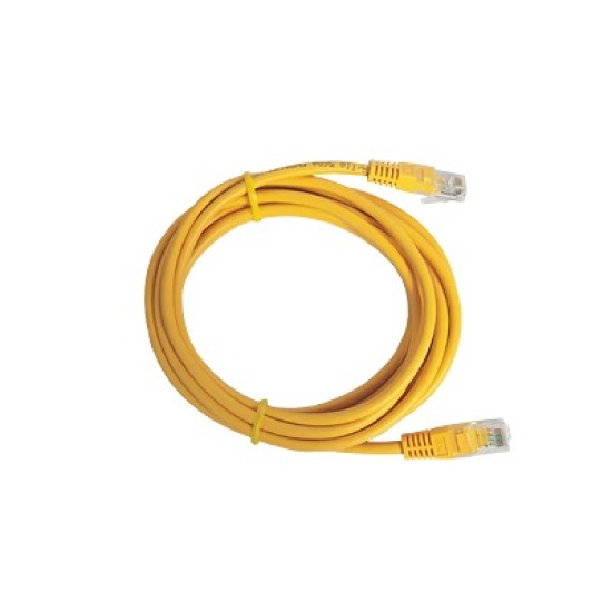 Cable de Parcheo UTP CAT6 Linkedpro LP-UT6-100-YE de 1 Metro Color Amarillo
