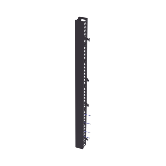 Kit Organizador Vertical de Cable Sencillo Linkedpro Para Rack Abierto de 42U Para EIQR3242 y EIRL5542DR, LPCV-42S-DR