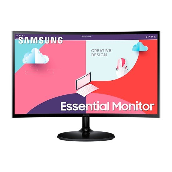 Monitor 27" Samsung LED S36C Curvo LS27C360EALXZX, 1920 X 1080 Panel VA, 75 HZ, HDMI, VGA, 1800R, 4MS