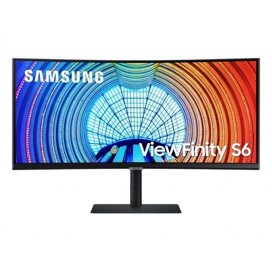 Monitor Led 34" Samsung Curvo LS34A650UBLXZX Ultra Wide Screen WQHD 3440x1440 Negro / HDMI / USB TIPO C / D. 1000R / 5MS / HAS