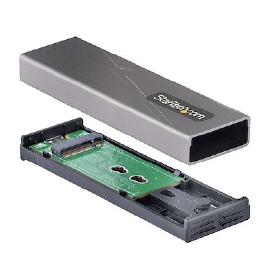 Gabinete Externo USB-C 10GBPS a NVME M.2 o SSD M.2 SATA sin Herramientas para SSD M.2 NGFF PCIE/ SATA Startech M2-USB-C-NVME-SATA