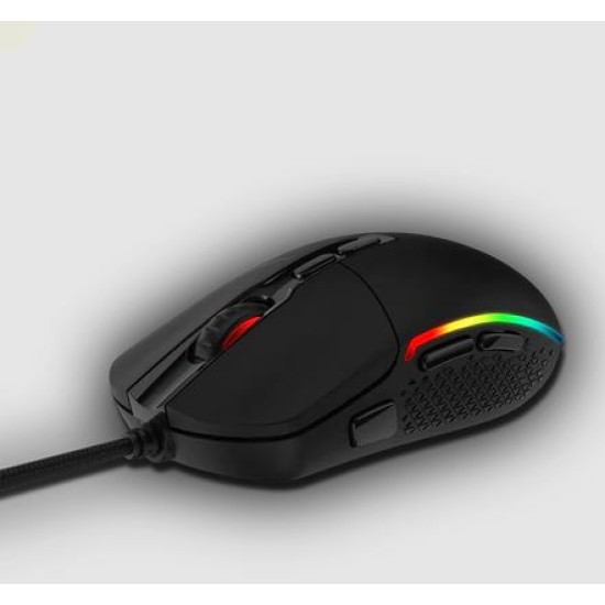 Mouse Gamer Redragon Invader M719-RGB Alambrico/ USB/ 10000 DPI/ Color Negro