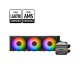 Sistema de Enfriamiento Liquido MSI Mag Coreliquid M360 Para CPU/ RGB/ 120MM/ 3100RPM/ 3 Ventiladores/ Negro