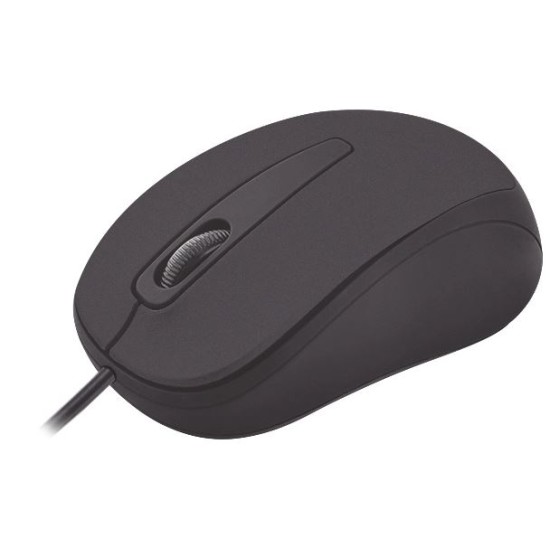 Mouse Quaroni MAQ02N Alambrico/ Optico/ 1200DPI/ Color Negro
