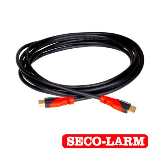 Cable HDMI de 15 Metros Seco-Larm MC-1130-50FQ Soporta 4K en HDR Clasificacion UL y CL3