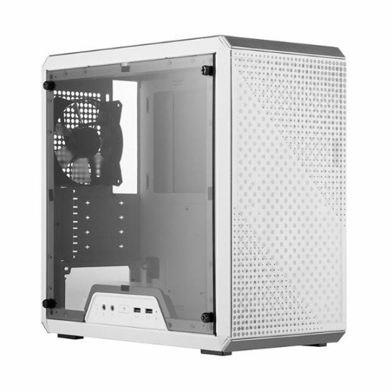 Gabinete Cooler Master MCB-Q300L-WANN-S00 con Ventana, Midi Tower, Micro ATX, USB 3.0, Sin Fuente, con 1 Ventilador, Blanco
