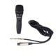 Microfono Alambrico Steren MIC-160 Cilindrico Alta Fidelidad Color Negro