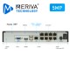 NVR 8 Canales IP Meriva MNVR-1688-8P 5MP/ H.265/ 8 POE/ Onvif/ Salida 1 HDMI+ 1 VGA Simultaneas/ P2P Cloud/ SO. N9000/1DD