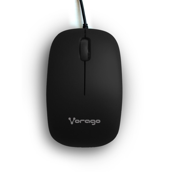 Mouse Vorago MO-206 2400DPI, Interfase USB, Negro