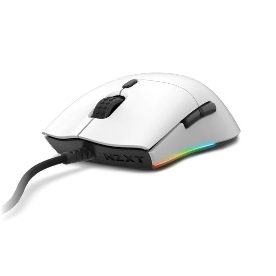 Mouse Gamer NZXT Lift Optico/ Alambrico/ RGB/ USB-A/ 16.000DPI/ Color Blanco, MS-1WRAX-WM
