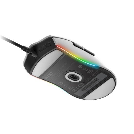 Mouse Gamer NZXT Lift Optico/ Alambrico/ RGB/ USB-A/ 16.000DPI/ Color Blanco, MS-1WRAX-WM