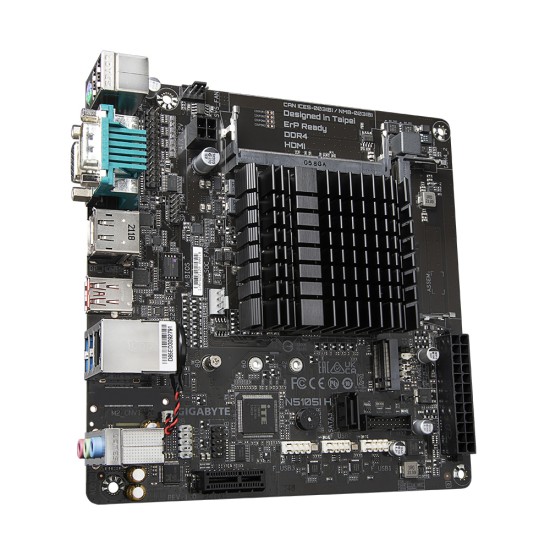 MB Gigabyte N5105I H DDR4 Intel Celeron N5105 / HDMI / 16GB / Mini-ITX / SATA III / M.2 / USB