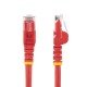Cable de Red de 15M Startech Gigabit Ethernet UTP Patch CAT6 RJ45 Snagless Sin Enganche, Rojo, N6PATC15MRD