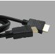 Cable HDMI 2.1 Naceb NA-0121, 8K Ready 60 HZ 4K 60/120 HZ, 1.2 Metros, Negro
