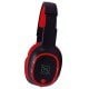 Diadema Audifono Inalambrico Necnon NBH-04/ Bluetooth/ 3.5MML/ Radio-FM/ Micro-SD/ Manos Libres/ Color Negro-Rojo, NBAB042500