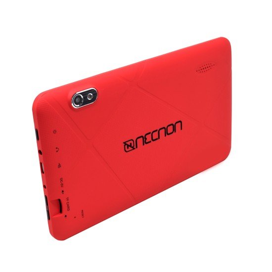 Tablet Necnon NBTA2Q025M 7" Roja, A50 Quadcore/ 2GB RAM/ 16GB/ 2 Cam/ Bluetooth/ 3200MAH/ Android 10