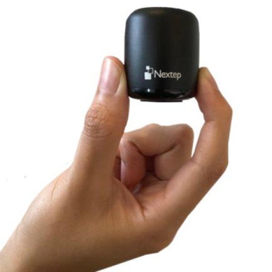 Bocina Portatil Inalambrica Nextep NE-400, Bluetooth/ Color Negro/ Boton Para Selfies