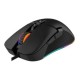 Mouse Gaming Ocelot OCM Techno Black Alambrico/ Negro-Gris/ RGB/ 7 Botones/ Hasta DPI 7200